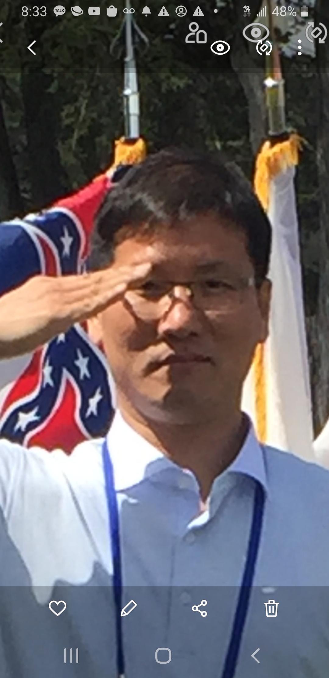 지회장교체중 사진